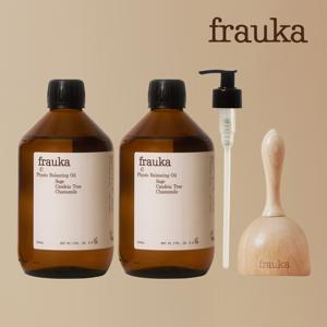 [프라우카] 앰플오일(500ml) 2병+테라퓨틱 괄사 1개