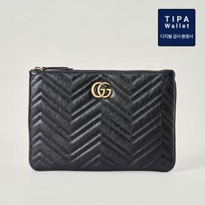 [정가 1369000원] GG 마몽 레더 파우치(525541 0OLET)