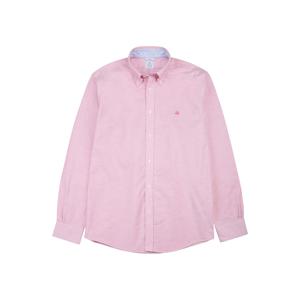 레귤러핏 논아이론 옥스포드 솔리드 셔츠 (레드) (BBTHMF7986DES)