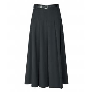 에브리데이] 정상가 79,000원  에브리데이]벨티드 백 밴딩 모던 플리츠 롱 스커트 (EA3WH003D)