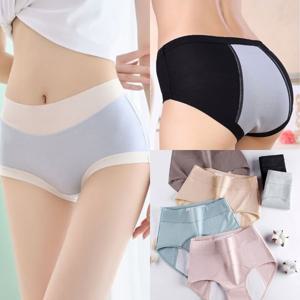 생리팬티 위생팬티 빅사이즈 3중방수 면 샘방지 월경 삼각 초경 요일 학생