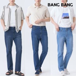 [최초가79,900원] 남성 썸머 라이크라 시그니처 데님 3종택1