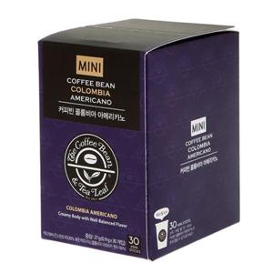 커피빈 콜롬비아 아메리카노 미니(0.9x30T) 자재