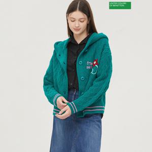 피셔맨 후드 니트 가디건 BAKC55461