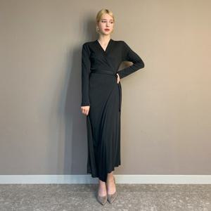 [파슨스] Slit.Wrap Dress     [PW2Q2OP06]