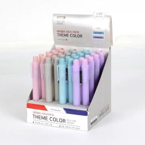 테마컬러 샤프식 지우개 랜덤 학용품 준비물 화방 색칠