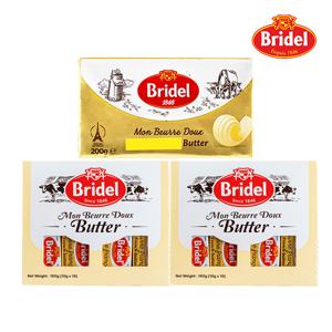 브리델 포션버터 160g(10gX16개입) 2개 +무염버터 200g 1개