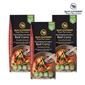블루엘리펀트 레드커리 소스 200g 3개