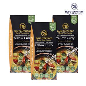 블루엘리펀트 옐로우커리 소스 200g 3개