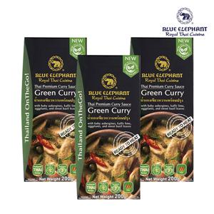 블루엘리펀트 그린커리 소스 200g 3개