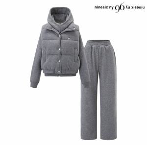 정상가:239,000원 ㅣ 쓰리피스 융털 자켓 베스트 점퍼 팬츠 셋업 (NP4OW011L0)