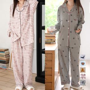 아무흐 사계절 긴팔잠옷 요루 셔츠 파자마세트