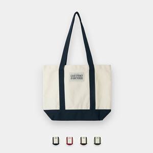 지오다노 남여 공용 데일리 레터링 라벨 코튼 면 캔버스 토트백 445902