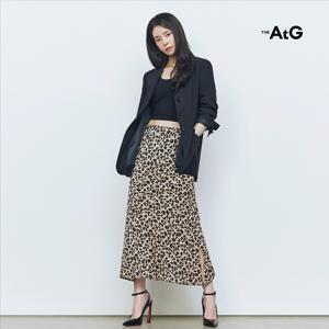 [미리주문10%]26SS 레오파드 텐션 슬릿 스커트