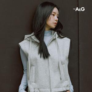 [최초가69,900원] 더엣지 25FW 양면기모 후드 베스트