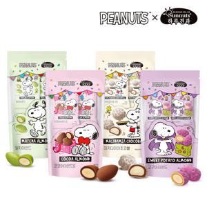 x스누피] 초코넛츠4종 20gx10입 (코코아아몬드/마카초코볼/말차아몬드/고구마아몬드) /화이트데이 /초콜릿 /간식