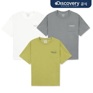 [디스커버리] 키즈 프레시벤트 그래픽 포켓 반팔티셔츠 3종 택1