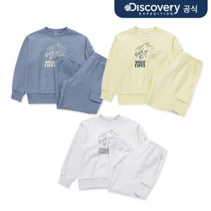 [디스커버리] 그래픽 맨투맨-팬츠 2SET 3종 택1