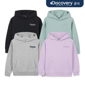 [디스커버리] 키즈 스몰로고 후드티셔츠 4종 택1