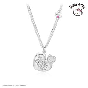 [각인상품] 헬로키티주얼리 실버 미아방지목걸이 (하트) HLSN227