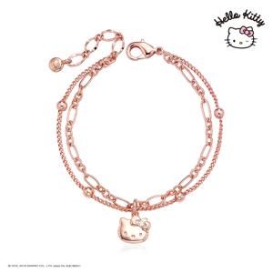 헬로키티주얼리 시그니처 두줄 체인팔찌 HLBBR287-P