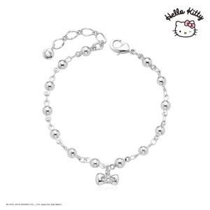 헬로키티주얼리 볼 링크 리본팔찌(화이트) HLBR231-W