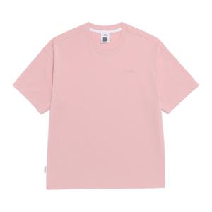 N265UTS909 26SS 세미오버핏 수피마 반팔 티셔츠 SILVER PINK