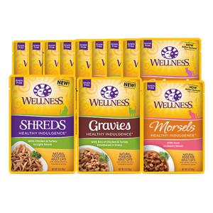 웰니스코어 인덜전스 고양이 주식파우치 습식사료 85g