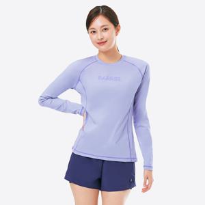 우먼 에센셜 릴렉스핏 래쉬가드 라벤더 (B5SWWRG001LAV)