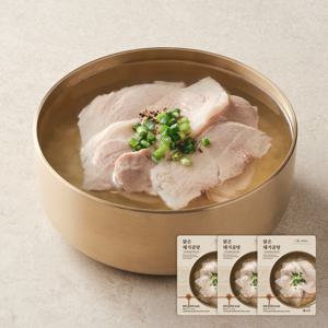 경복궁 맑은돼지곰탕 600gx3팩