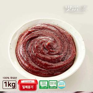 순창문옥례식품 전통찹쌀 고추장 1kg 밀폐용기