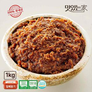 순창문옥례식품 우리콩 전통 쌈장 1kg 밀폐용기