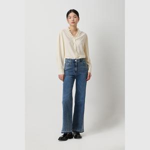 [본사] 빈스 스모킹 프릴 셔츠_SAWS11511CR