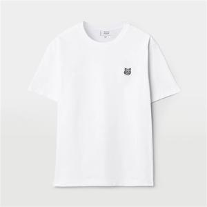 폭스 헤드 패치 남녀공용 반팔 티셔츠 MM00108KJ0118 P100