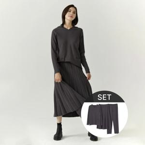 [최초가 159000원] [55~88] [세트] 니트 셋업 (니트+팬츠+스커트)
