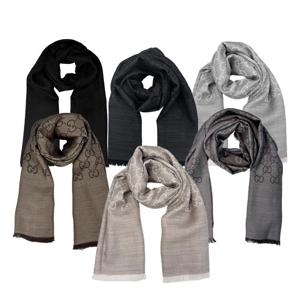 MUST IT_ 스카프 GG 자카드 165904 울 실크 방도 양면형 공용