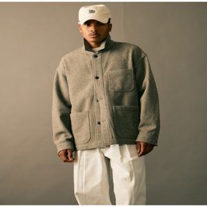 남성 [[25FW]] HZJU5F807G2 [시즌오프][HIS] 그레이 패턴 울 자켓