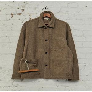 남성 [[25FW]] HZJU5F807I3 [시즌오프][HIS] 베이지 패턴 울 자켓