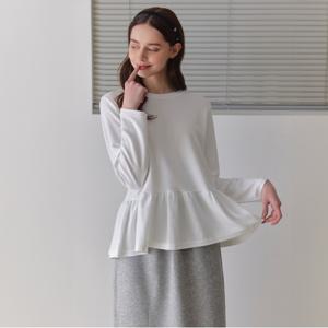 [정가58000원] 베이직 프릴 티셔츠 TMIBB2802