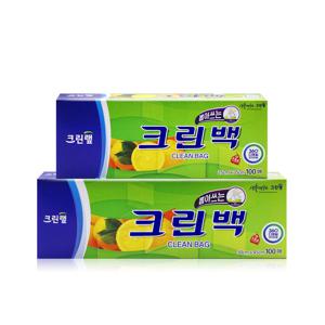 크린랩 크린백 100매 대3045 + 중2535 / 뽑아쓰는위생백
