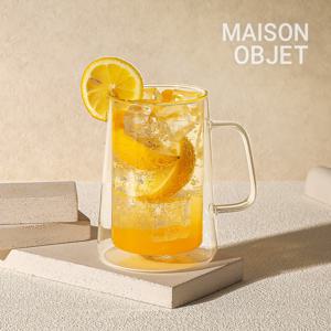 몬즈 더블월 내열유리 이중컵 루체 L 540ml