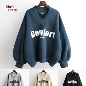 [하프클럽] 콤포트브이넥기모맨투맨