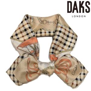 [롯데백화점](손수건)]마차포인트 면실크 미니사각 스카프 DYD2501