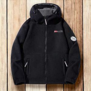 [하프클럽] 남성용 노르딕 후리스 후드 집업 자켓 YX183