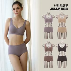 신영와코루 젤리브라 26신상 젤리와이어 브라팬티 노후크