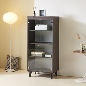 이지-글라스 600-4단 장식장 [ 진열장 ] 유리진열장 피규어장 레고장