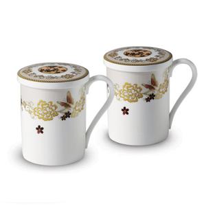 [한국도자기] 명보 뚜껑머그4P