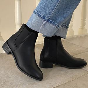 [브리치]  / 자체제작 데니쉬 베이직 첼시 여성 부츠 (4cm)