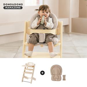 [미니치약&칫솔 2EA 증.정] 도노맘마존 아기 이유식의자 하이체어+쿠션 세트
