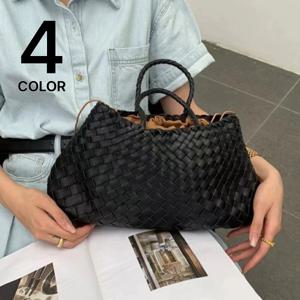 [브리치] 인해하우스 / (NEW) 여성 가죽 라탄 짜임 토트백 드래곤백 발레코어백/ 4컬러